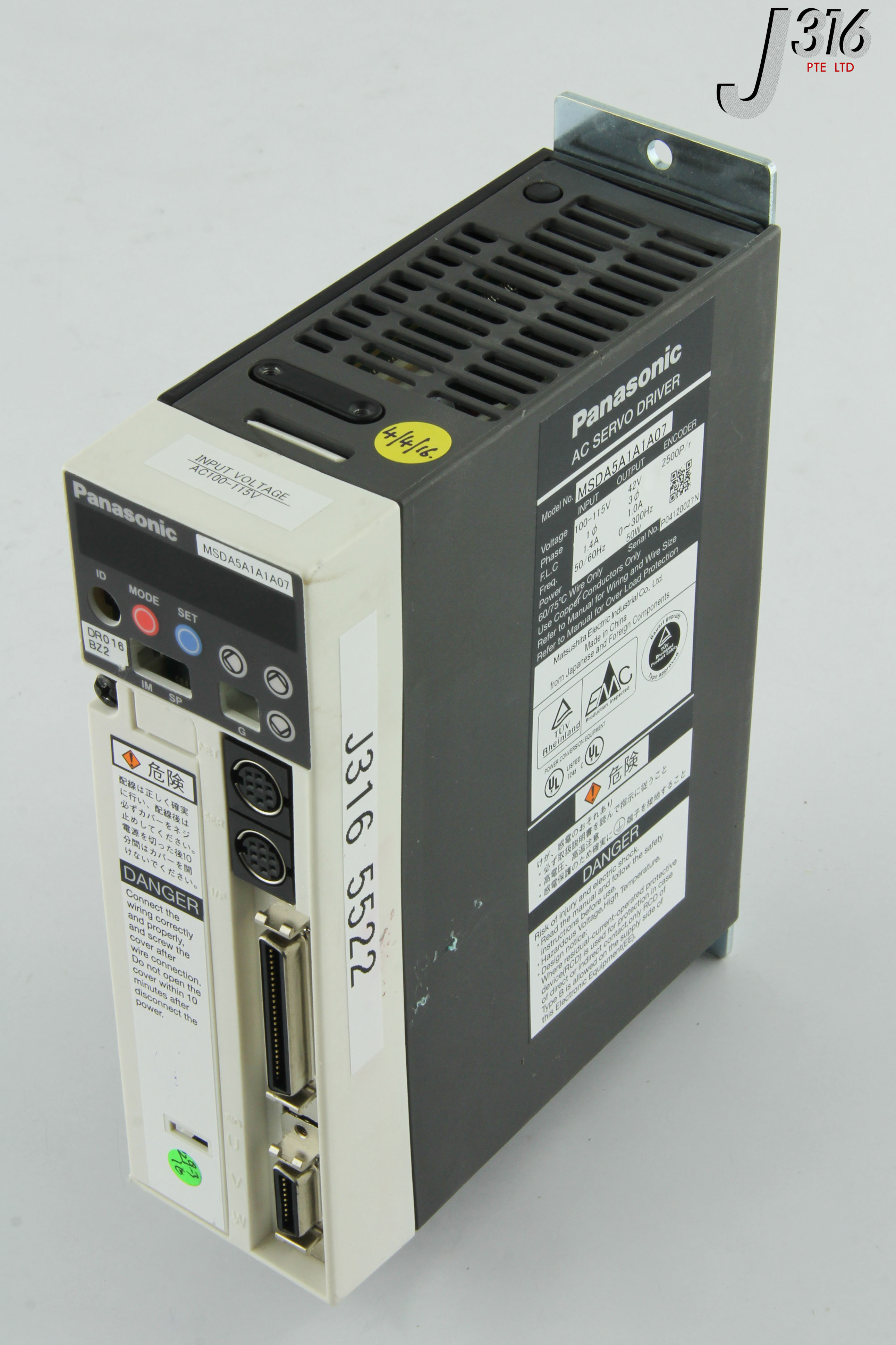 松下 5522 PANASONIC AC SERVO DRIVER MSDA5A1A1A07 | eBay